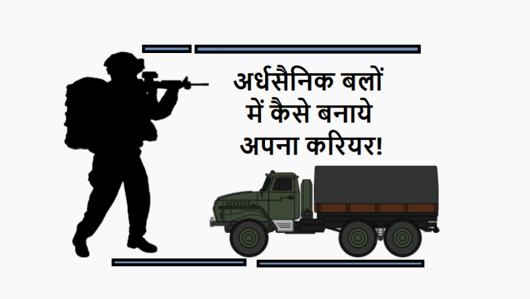 Career in paramilitary forces in hindi