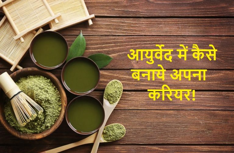 career in ayurveda in hindi